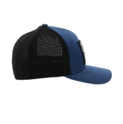 Hooey Men's Liberty Roper 5-panel Denim & Black Flexfit Cap 2210DEBK -Ariat Style jyxfgcgv