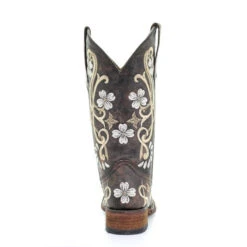 Circle G By Corral Ladies Shedron/Beige Floral Embroidered Boots L5270 5 Circle G By Corral Ladies Shedron/Beige Floral Embroidered Boots L5270 -Ariat Style l5270 2