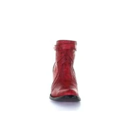 Circle G By Corral Ladies Red Zipper Ankle Boots L5699 -Ariat Style l5699 alta04