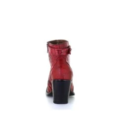 Circle G By Corral Ladies Red Zipper Ankle Boots L5699 -Ariat Style l5699 alta10