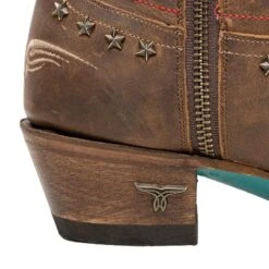 Lane Ladies Old Glory American Flag Burnt Caramel Booties LB0475B -Ariat Style lb0475b oldgloryzipbootieburntcaramel ps11 20200804 800x c2673570 cc07 4878 bad8 ecea5549a967