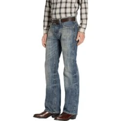 Rock & Roll Denim Men's Pistol Straight Leg Jeans M1P9263 -Ariat Style m1p9263 2
