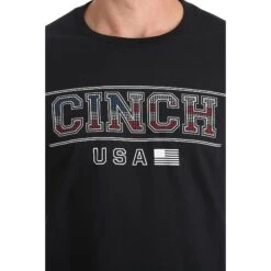 Cinch Men's Classic Logo Black T-Shirt MTT1690376