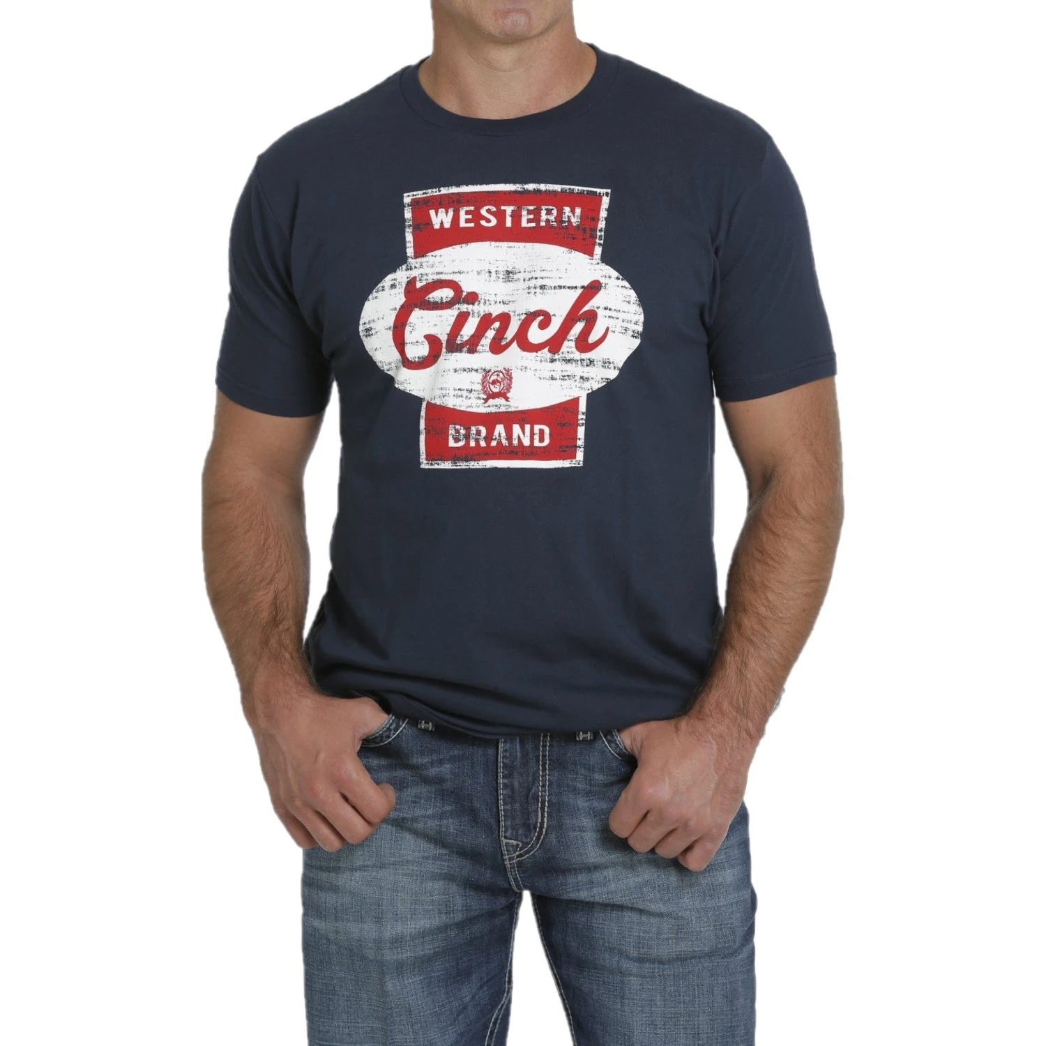 Cinch Men's Short Sleeve Cinch Graphic Navy T-Shirt MTT1690457 1 Cinch Men's Short Sleeve Cinch Graphic Navy T-Shirt MTT1690457