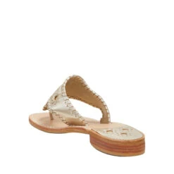 Jack Roger Ladies Slip On Platinum Sandals 1219SN0001042PLTNM -Ariat Style platinum back