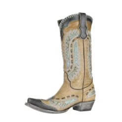 Old Gringo Ladies Quiroga Bone & Turquoise 13" Leather Boots L3547-2 -Ariat Style quiroga5 f20dea8a f23c 46b6 a511 5d663c912c2b