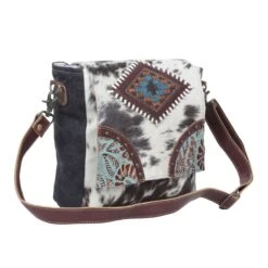 Myra Bag Ladies Efficient Canvas & Hairon Bag S-5272 -Ariat Style s 5272 2