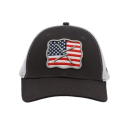 Twisted X Unisex Patriotic Grey Buckle Cap CAP0004