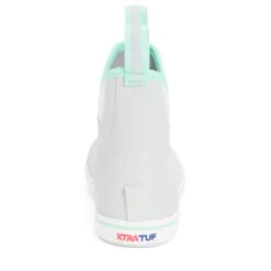 XTRATUF Ladies Waterproof Light Grey Deck Boots XWAB-102 -Ariat Style xwab 102 Back