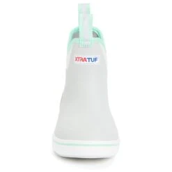 XTRATUF Ladies Waterproof Light Grey Deck Boots XWAB-102 -Ariat Style xwab 102 Front