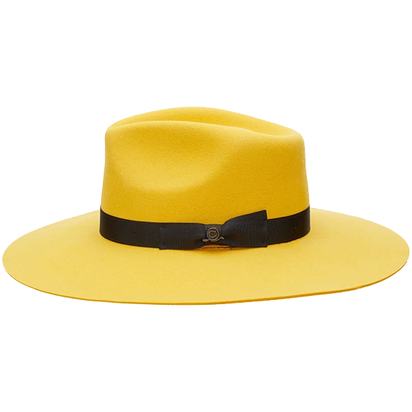 Charlie 1 Horse Yellow Highway Felt Hat CWHIWA-4036YL 2 Charlie 1 Horse Yellow Highway Felt Hat CWHIWA-4036YL - Image 2