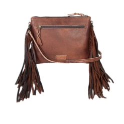 American Darling Brown & Black Cowhide W/Fringe Bag ADBG109BRAC1FRNG -Ariat Style yu73uedhnjyt